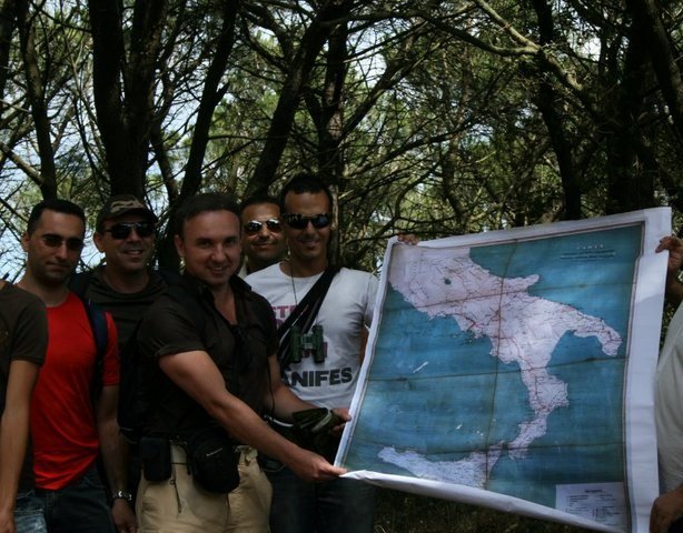 mappa telegrafica due sicilie